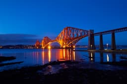 Forth Bridges Blue Hour