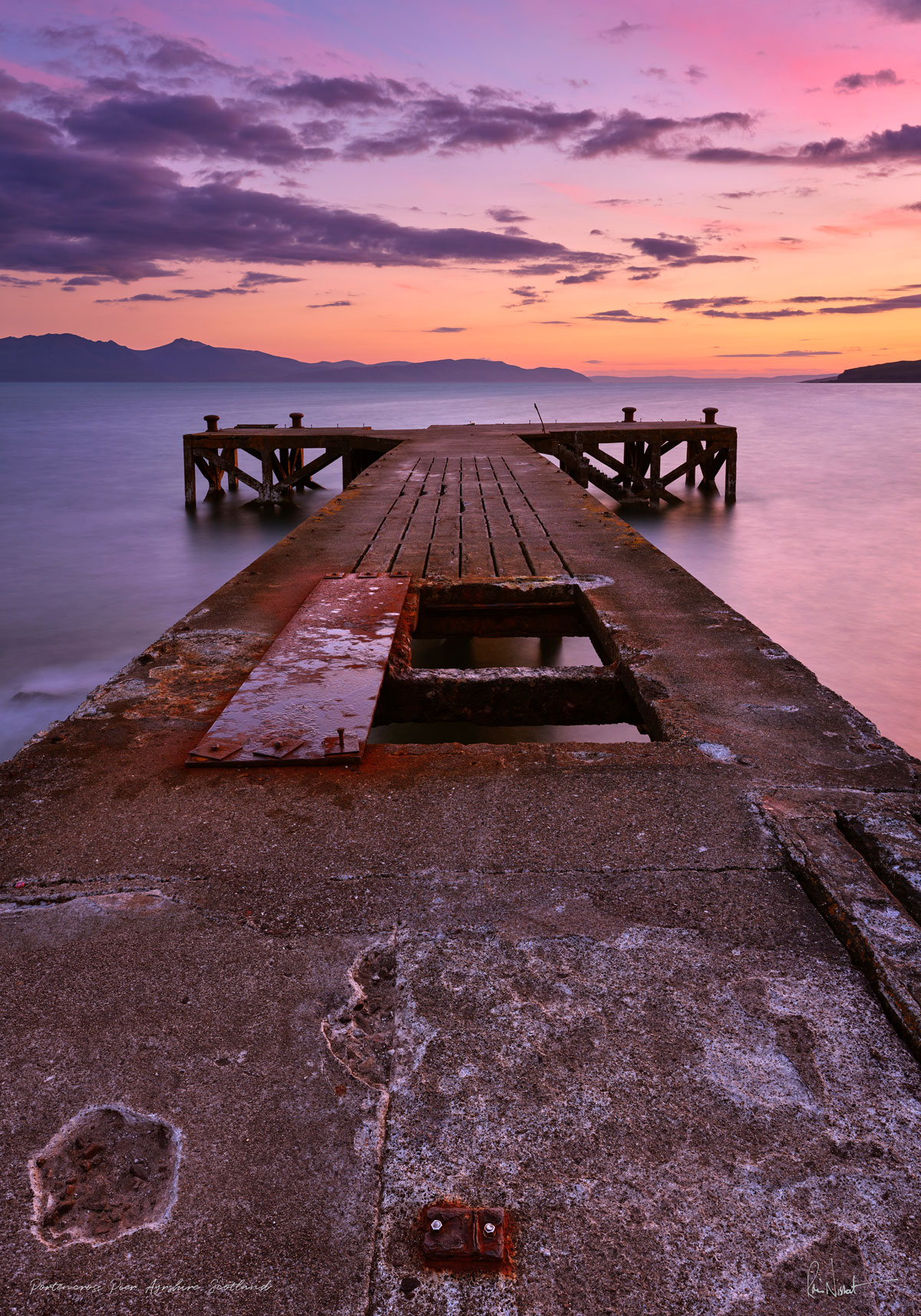 Portencross Pier at Ardrossan, South West, Scotland — a photography location from The Photos book series