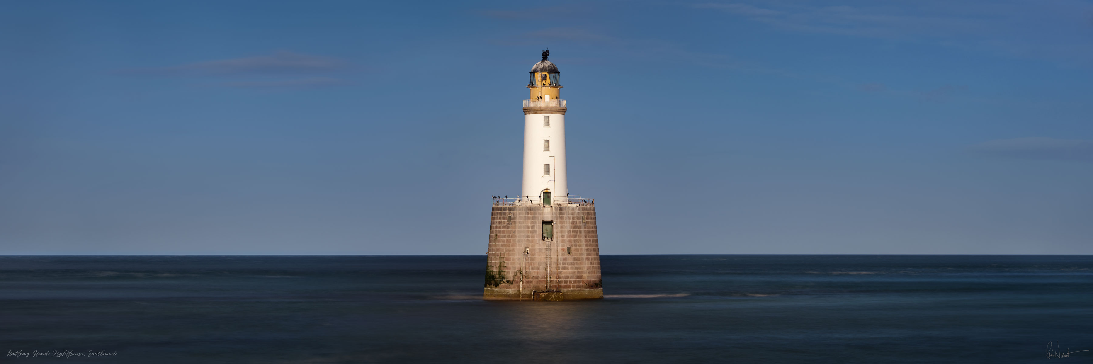Rattray Head Lighthouse at Aberdeenshire, North East, Scotland — a photography location from The Photos book series