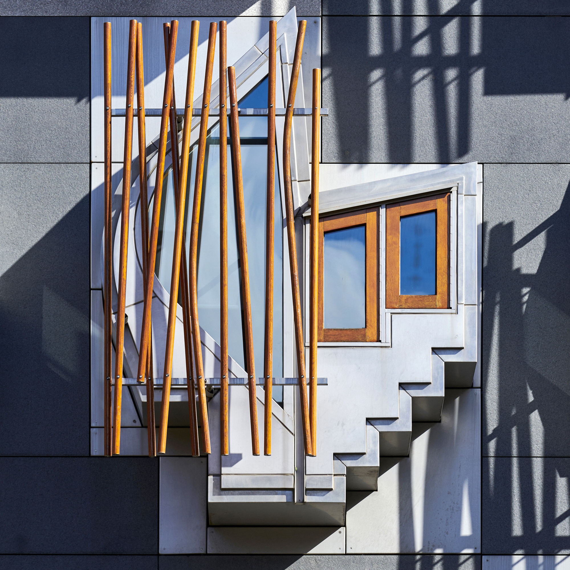 Holyrood window at Edinburgh, South East, Scotland — a photography location from The Photos book series