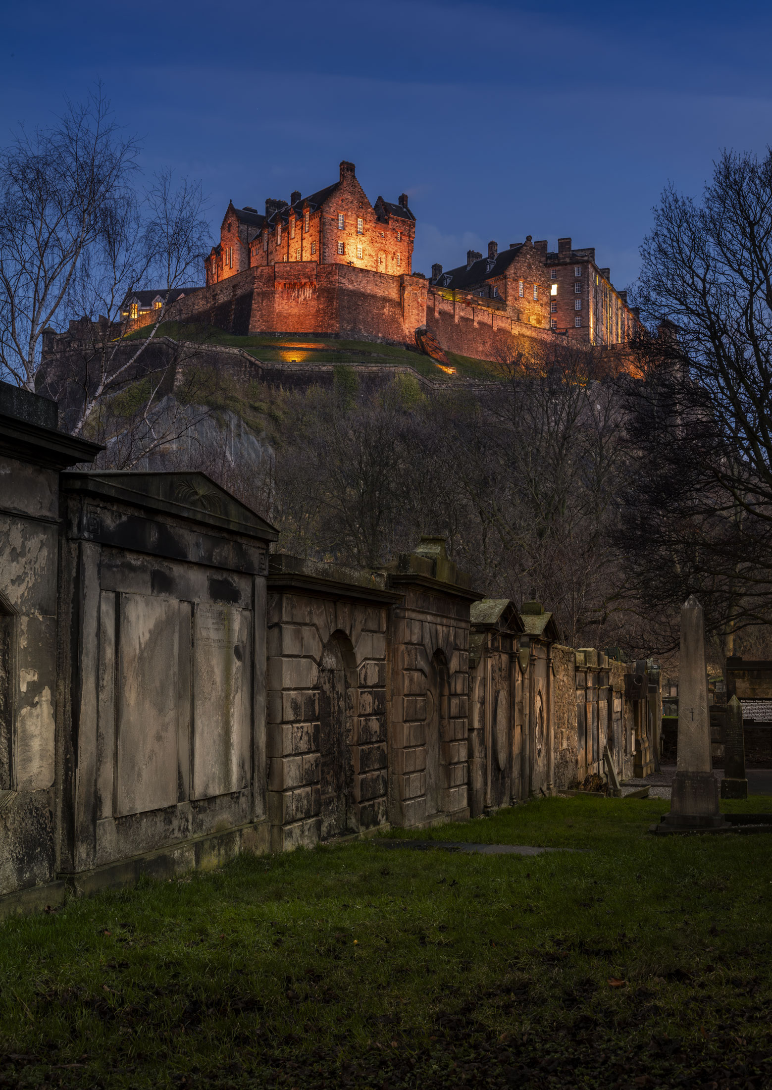 St. Cuthberts Kirkyard at Edinburgh, South East, Scotland — a photography location from The Photos book series