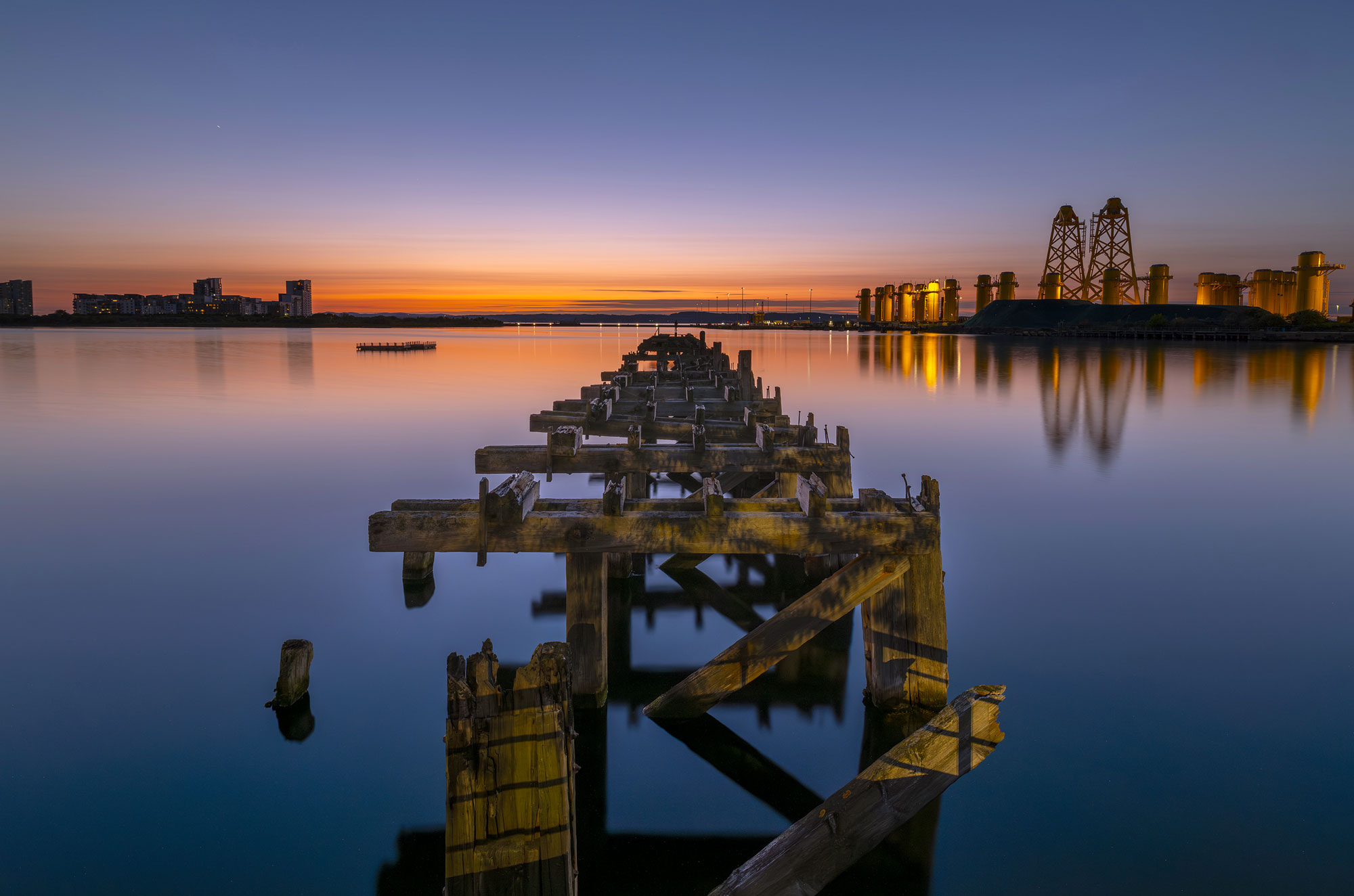 Old Pier Ocean Terminal at Edinburgh, South East, Scotland — a photography location from The Photos book series