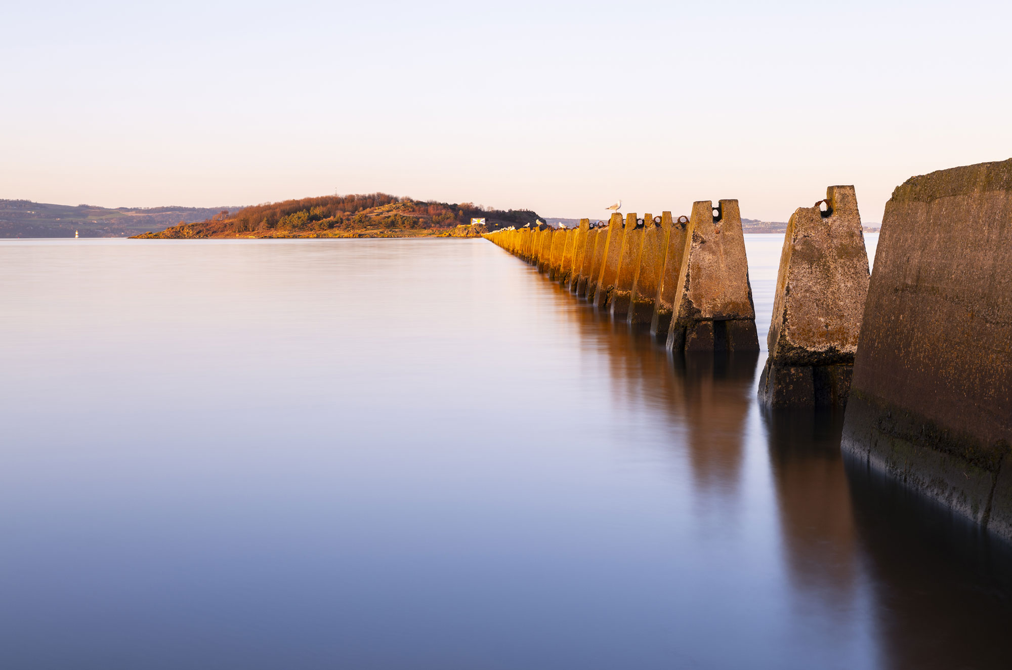 Cramond Causeway High Tide at Edinburgh, South East, Scotland — a photography location from The Photos book series