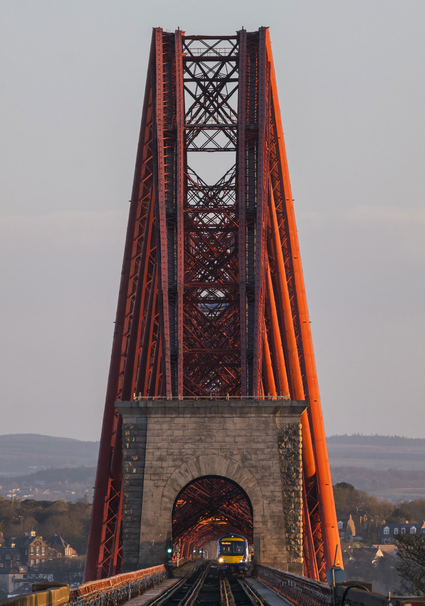 Forth Bridge from Dalmeny at Edinburgh, South East, Scotland — a photography location from The Photos book series