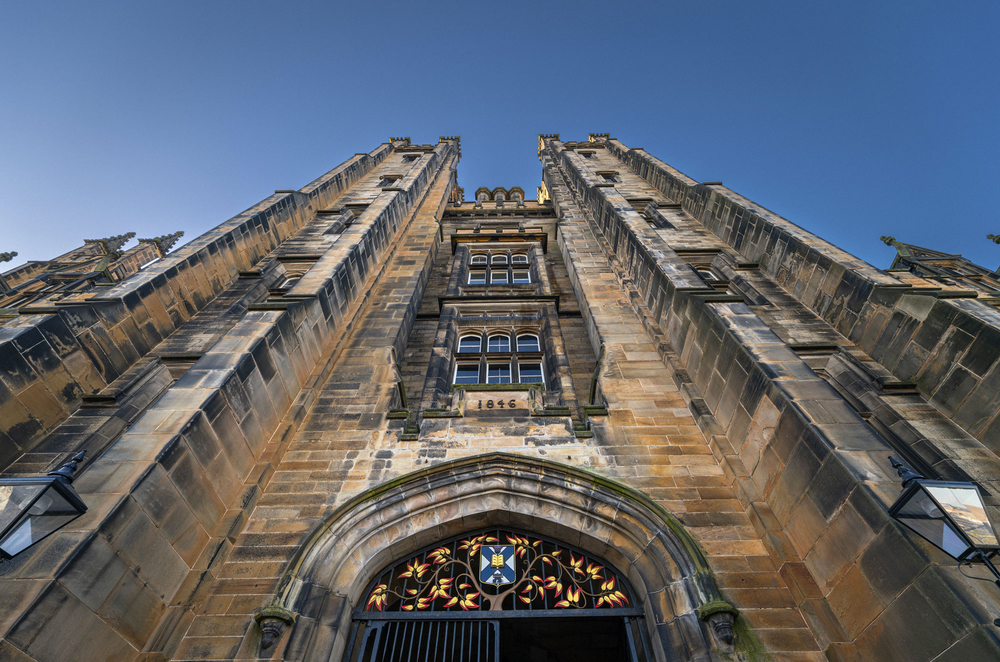 New College Looking Up at Edinburgh, South East, Scotland — a photography location from The Photos book series