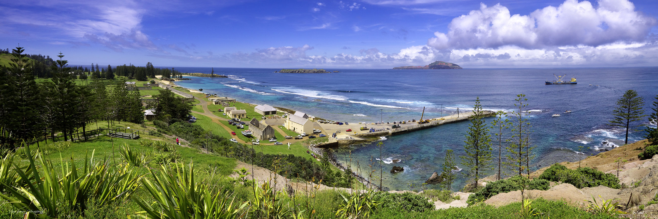 View from Flagstaff at Kingston, undefined, Norfolk Island — a photography location from The Photos book series